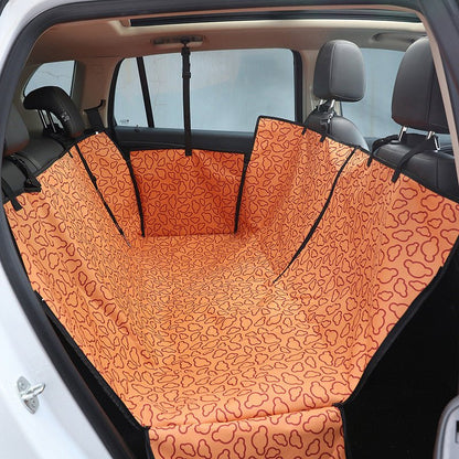 Dog Car Mats, Dog Mats, Golden Retriever Pet Dog Cushions, Rear Car Mats, Waterproof And Dirt-Resistant Car Pet Seat Covers